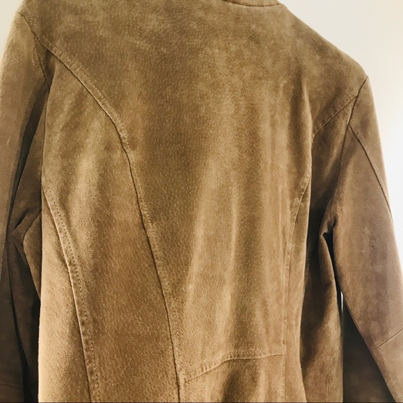 Live A Little Tan Suede Military Jacket - Picture 10 of 11